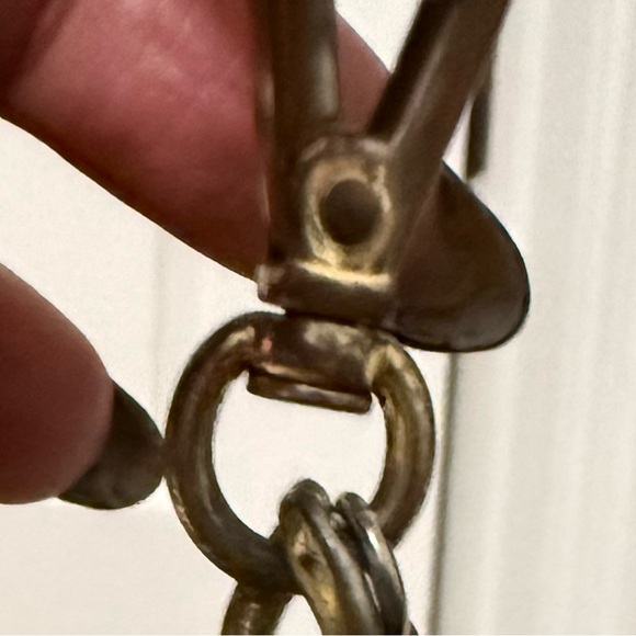 Michael Kors Black Fox Fur Pom Pom Keychain - Picture 4 of 5